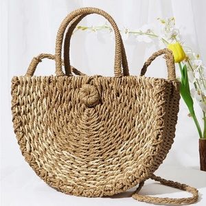 Straw Crossbody Bag